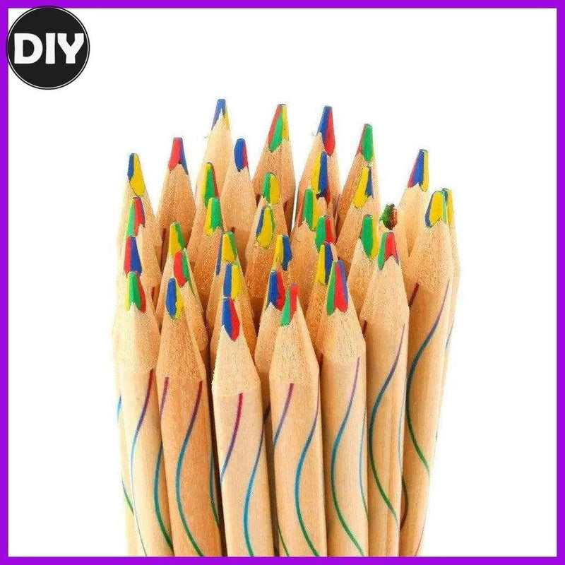 Rainbow pencil 10 coloring pencils for kids multicolored pen