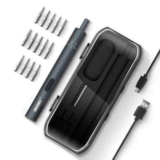 Rechargeable Battery Power Screwdriver Set Handyman Gift For Dad