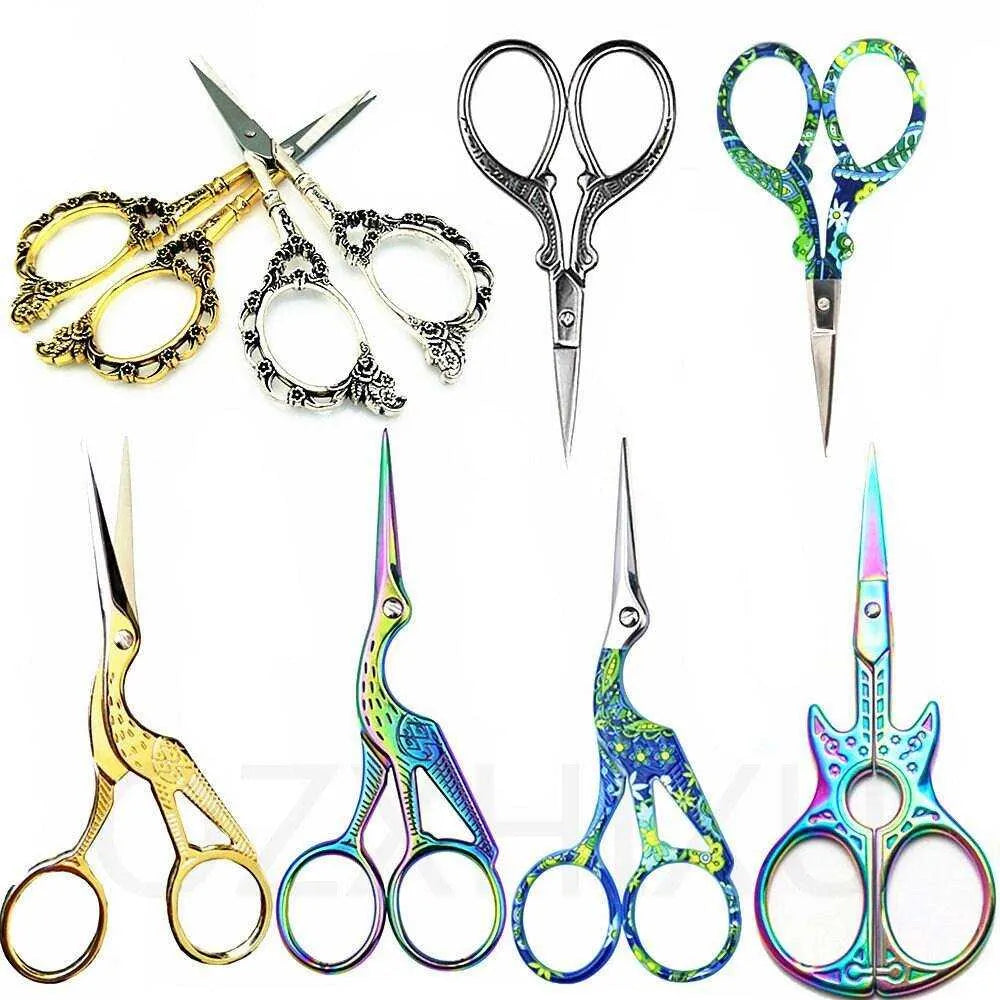 Retro Scissors Stainless Steel Cross Stitch Tools Embroidery Scissors