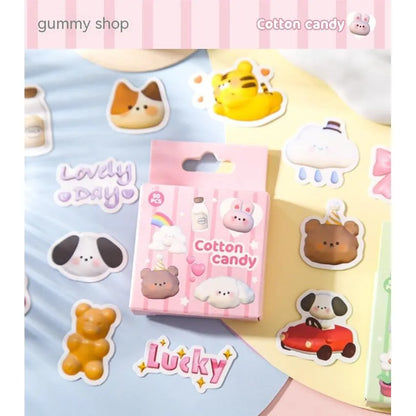 Scrapbook Stickers Cotton Candy Cute Stickers For Girls