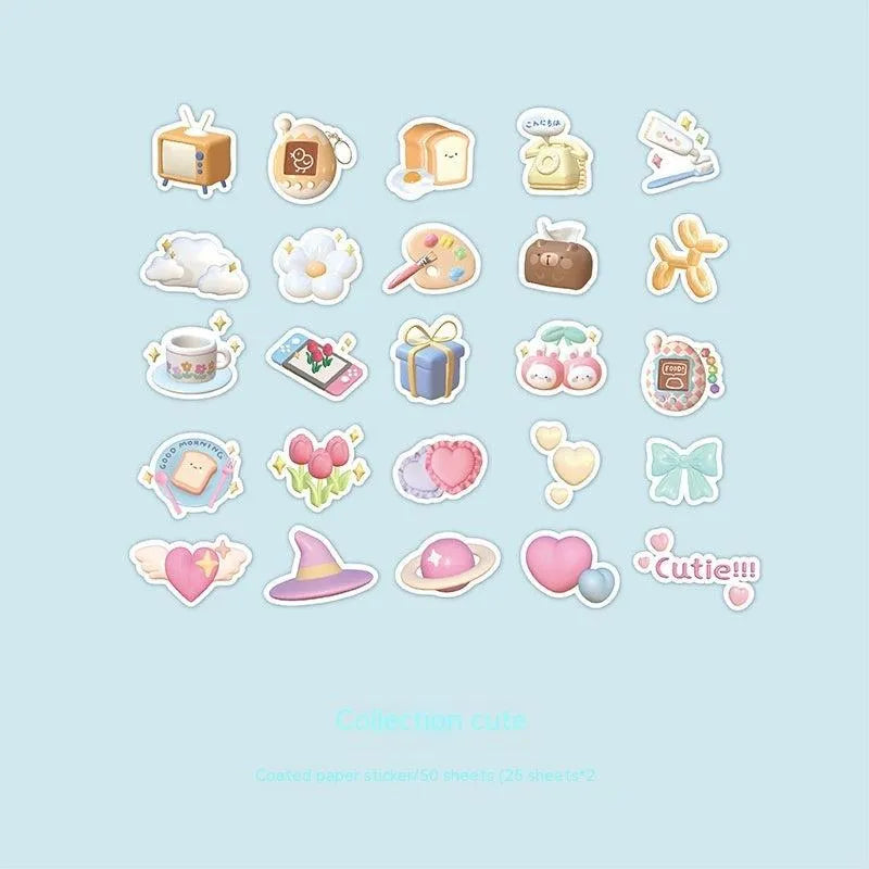 Scrapbook Stickers Cotton Candy Cute Stickers For Girls