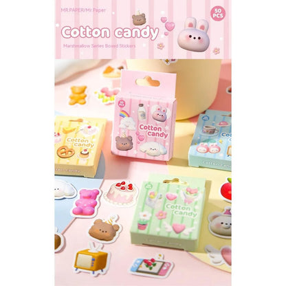 Scrapbook Stickers Cotton Candy Cute Stickers For Girls