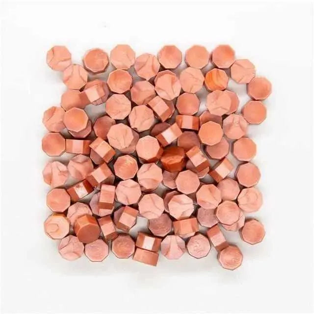 Sealing Wax Beads Envelope Wax Stamp Seal Octagon Shaped Bead DIY Wedding Invitation Supplies 100pcs