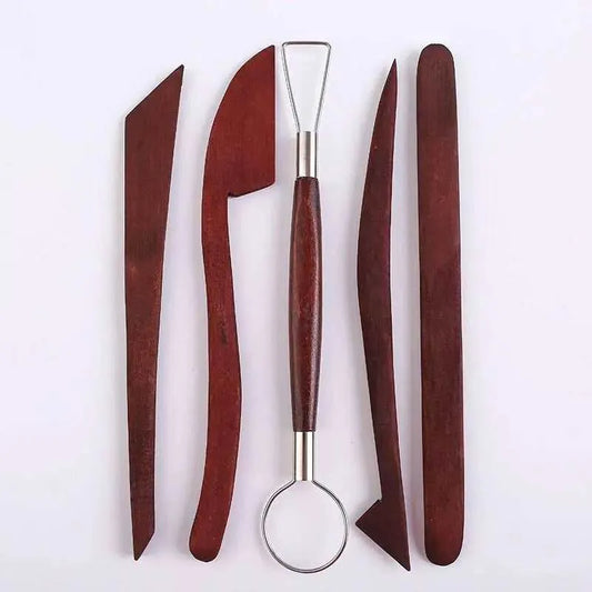 Set Of Clay Tools Redwood