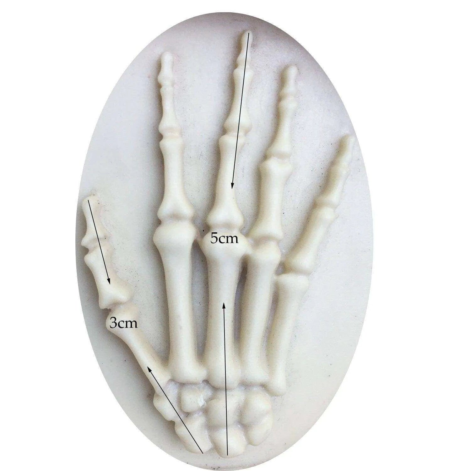 Skeleton Hand Mold Halloween Silicone Mould Cake Fondant Tools Chocolate Making Molds