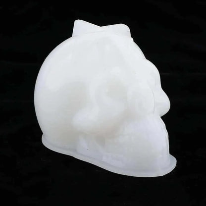 Skull Mold Silicone Mould DIY Candlemaking Halloween Supplies Resin Molding