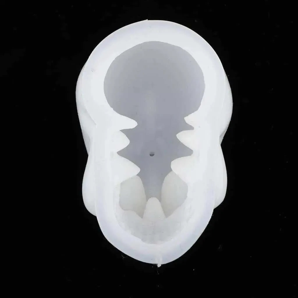 Skull Mold Silicone Mould DIY Candlemaking Halloween Supplies Resin Molding