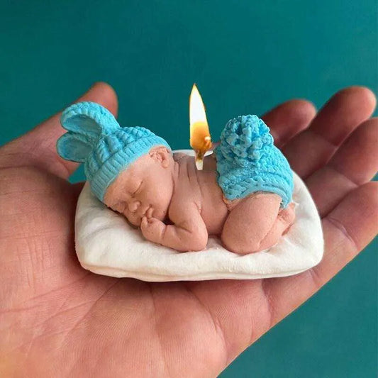 Sleeping Baby Mold Baby Mould For Candles Soap And Plaster Ornaments