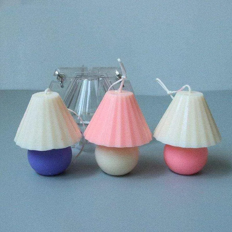 Small lamp candle mold