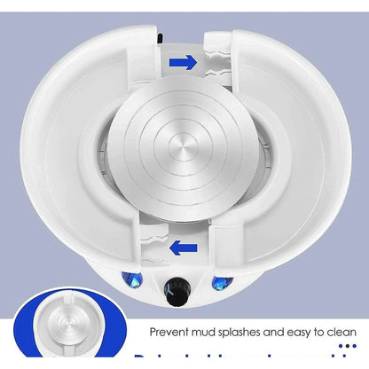 Small Pottery Wheel Large Turntable for Throwing and Sculpting Ceramics