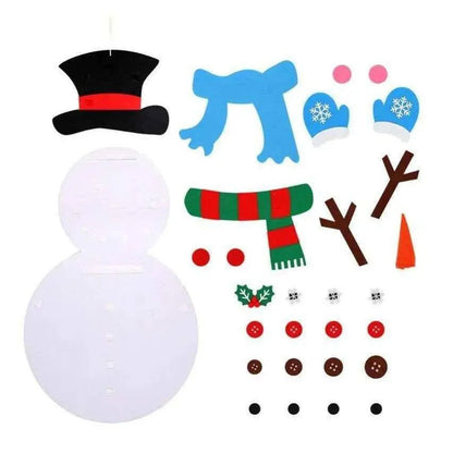 Snowman wall sticker DIY Christmas stickers for kids bedroom nursery room decal