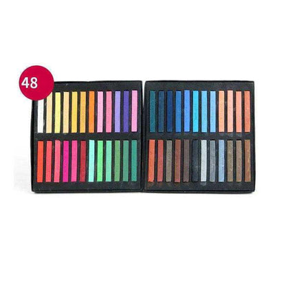 Soft Dry Pastel Drawing Chalk Set Multicolored Crayon Art Drawing Painting Coloring Sketching Supplies DIY Kids & Teacher's Gift 12/24/36/48