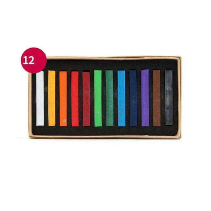 Soft Dry Pastel Drawing Chalk Set Multicolored Crayon Art Drawing Painting Coloring Sketching Supplies DIY Kids & Teacher's Gift 12/24/36/48