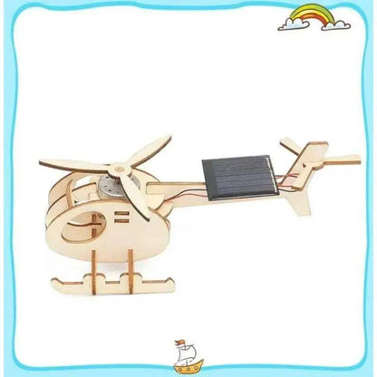 DIY Helicopter Solar Powered Building Kits STEM Toys