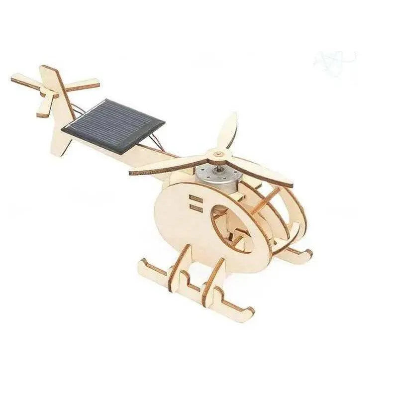 DIY Helicopter Solar Powered Building Kits STEM Toys