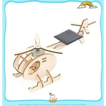 DIY Helicopter Solar Powered Building Kits STEM Toys