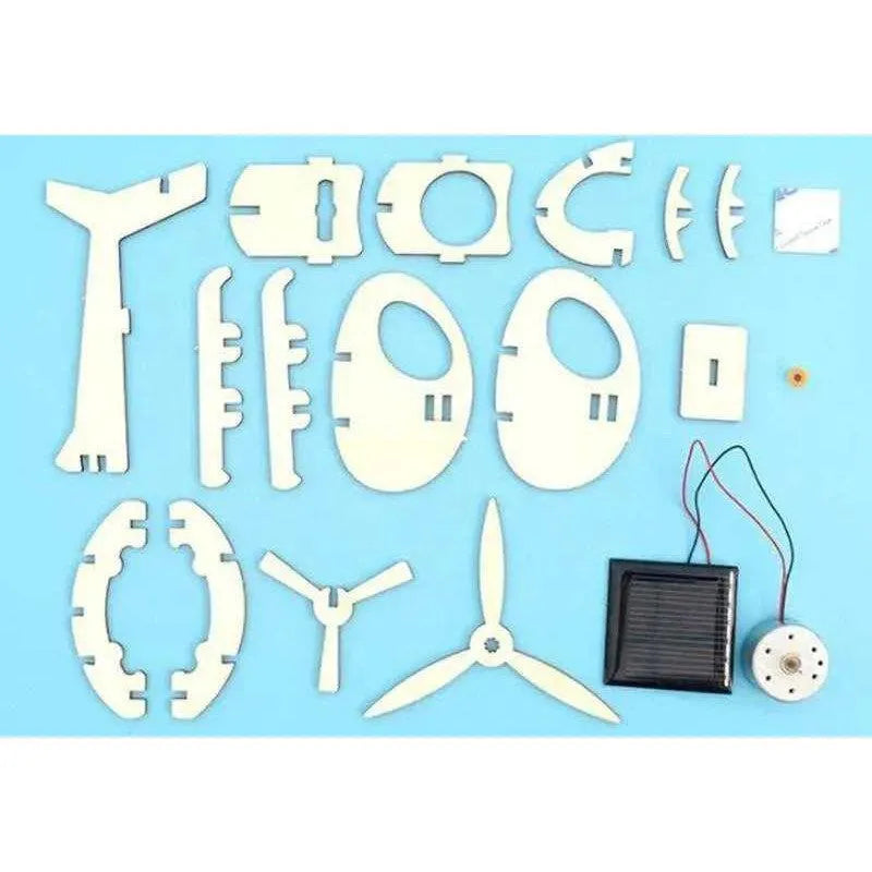 DIY Helicopter Solar Powered Building Kits STEM Toys