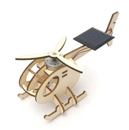 DIY Helicopter Solar Powered Building Kits STEM Toys