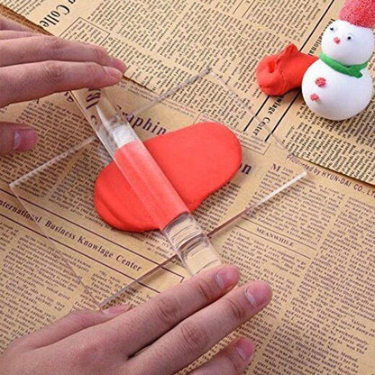 Solid Acrylic Clay Stick Mud Roller Clay Rolling Pin