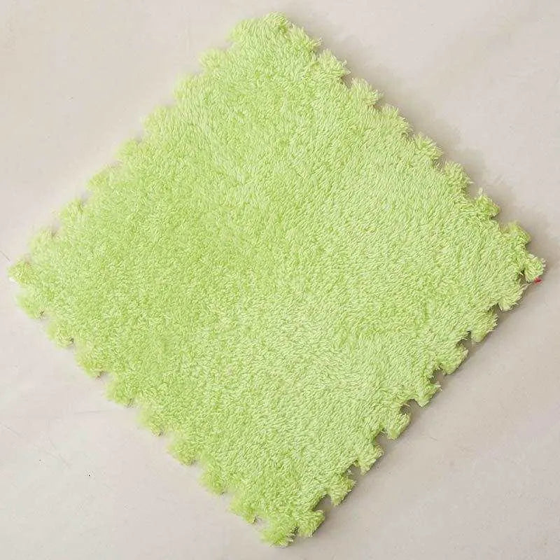 Sponge Floor Interlocking Square Mat Plush Carpet