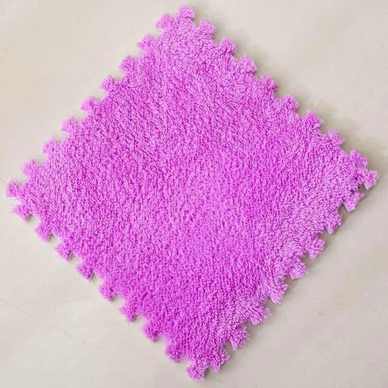 Sponge Floor Interlocking Square Mat Plush Carpet