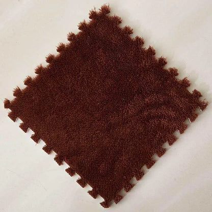 Sponge Floor Interlocking Square Mat Plush Carpet