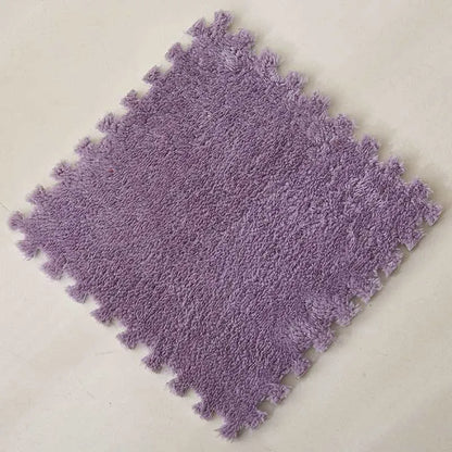 Sponge Floor Interlocking Square Mat Plush Carpet