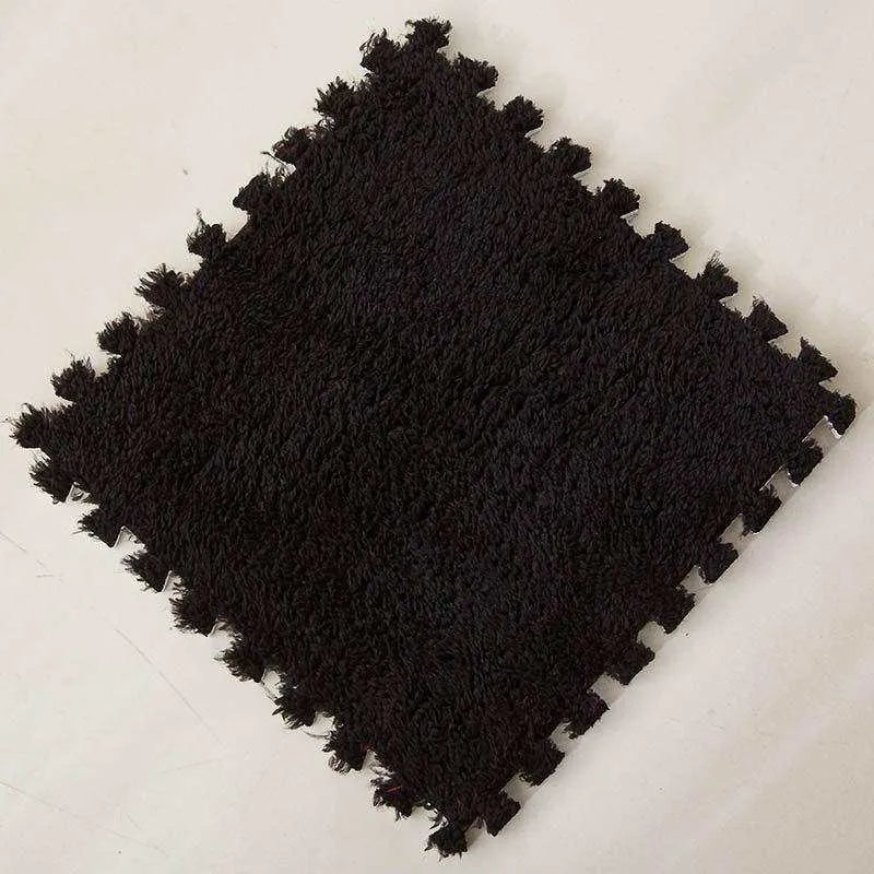 Sponge Floor Interlocking Square Mat Plush Carpet