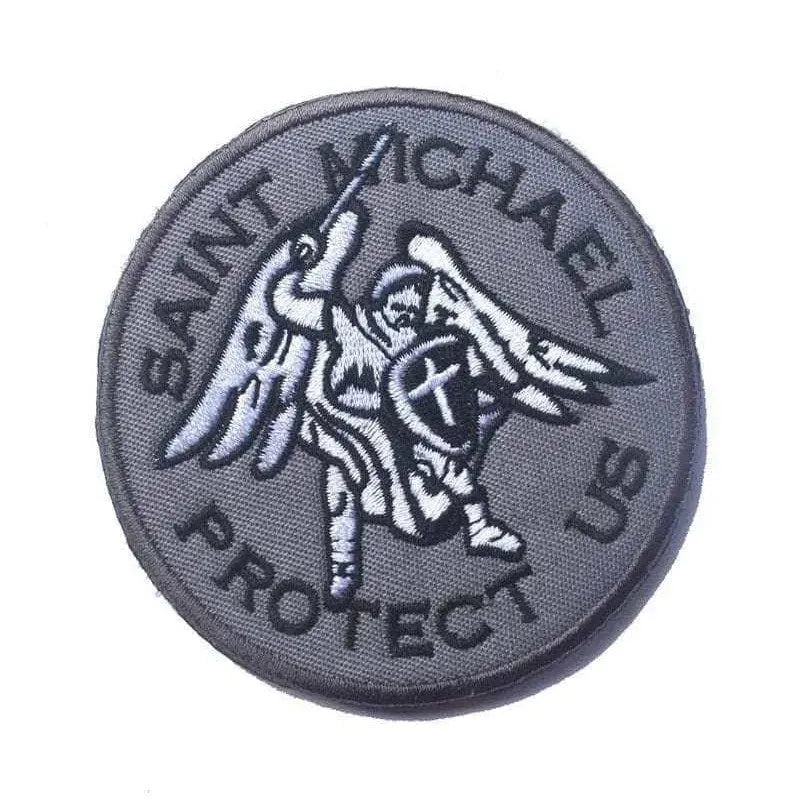 Guardian Angel Patches St. Michael Protect Us Military Patch Embroidered Patches