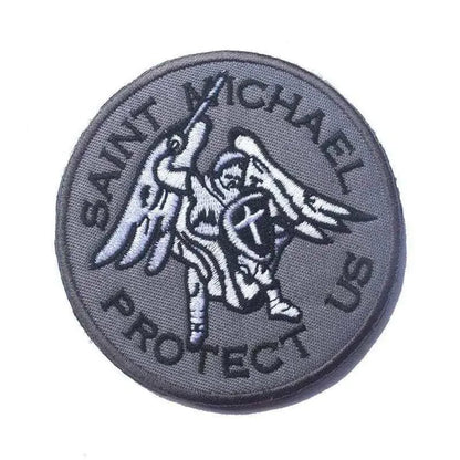 Guardian Angel Patches St. Michael Protect Us Military Patch Embroidered Patches