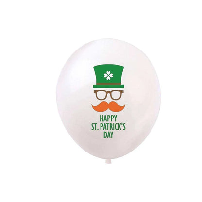 St. Patrick's Day Clover Balloons - 40 Mixed Latex Balloons , 