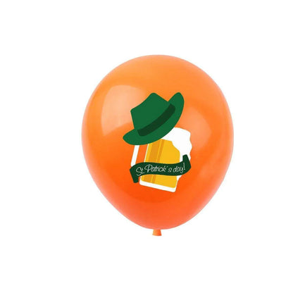 St. Patrick's Day Clover Balloons - 40 Mixed Latex Balloons , 