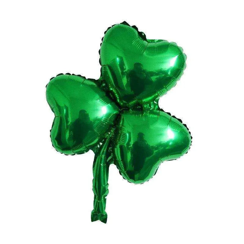 St. Patrick's Day Clover Balloons - Pack of 6, Festive Irish Decorations , 