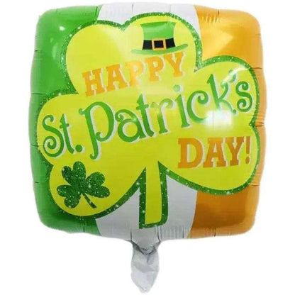 St. Patrick's Day Clover Balloons - Pack of 6, Festive Irish Decorations , 