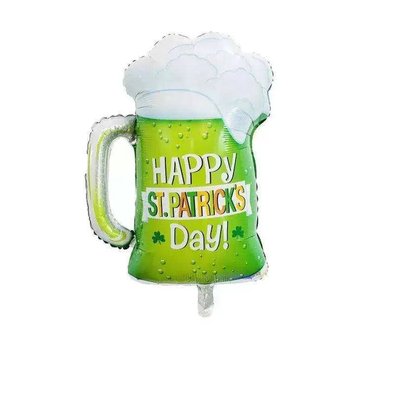 St. Patrick's Day Clover Balloons - Pack of 6, Festive Irish Decorations , 