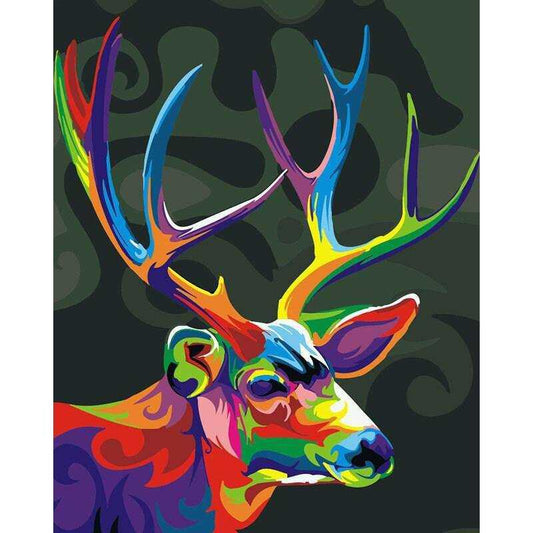 Stag Paint By The Numbers Kit Painting Sets Gifts For Beginner Painters