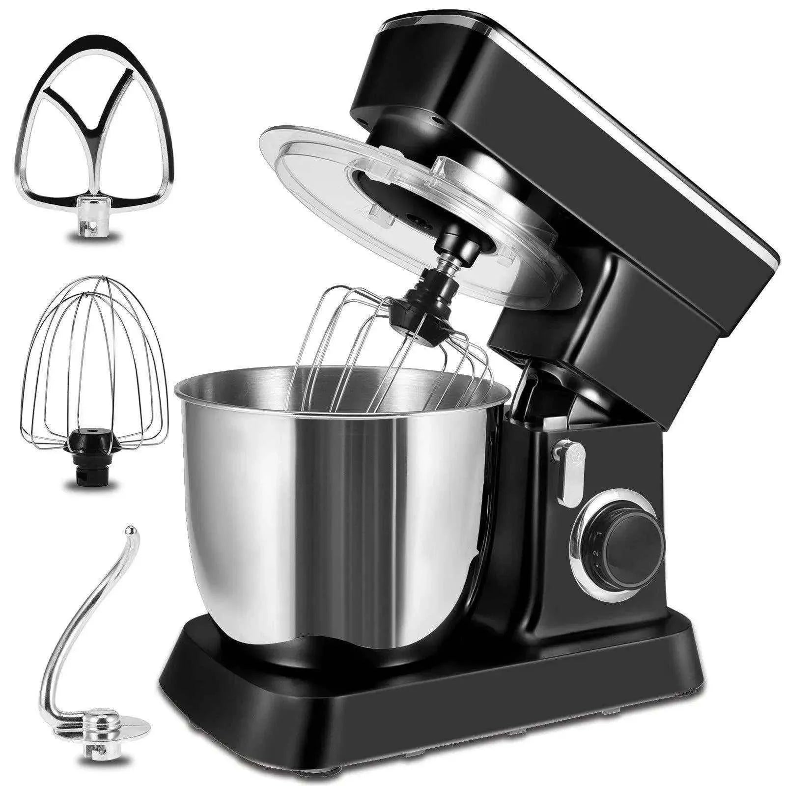 Stand Mixer 800W - 10-Speed Tilt-Head, 4.5QT Stainless Steel Bowl , baking tool, Stand Mixer 4.5-QT 800W 10-Speed Tilt-Head Food Mixer Kitchen Electric Mixer