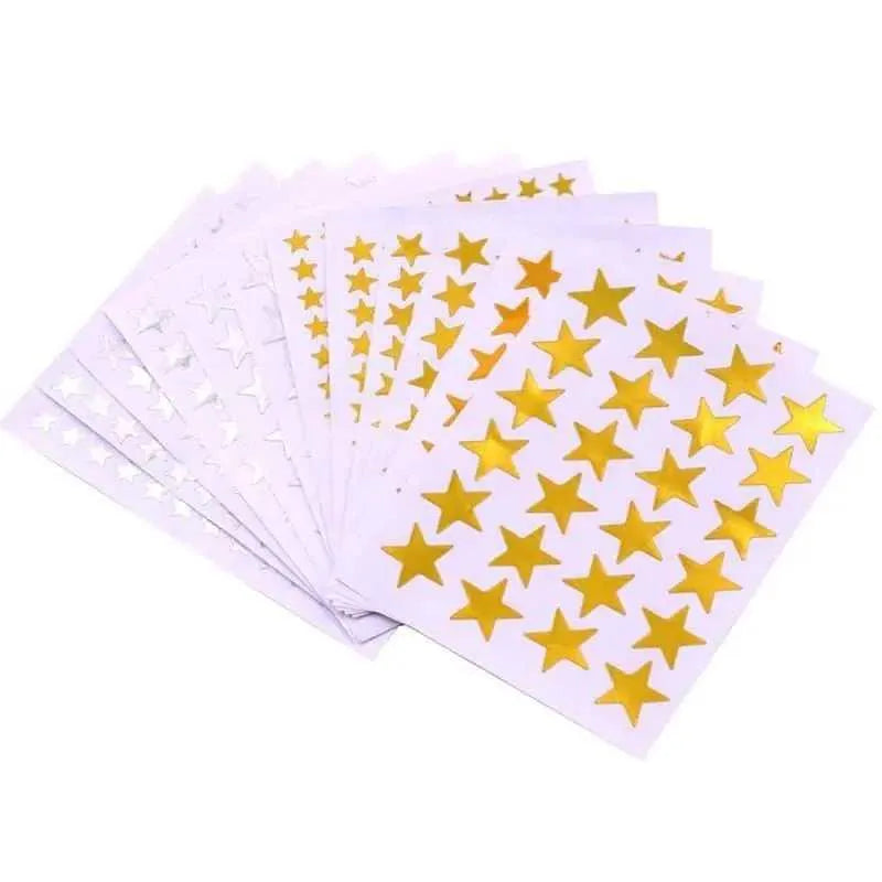 Stars Stickers DIY Scrapbooking Decor Journal Sticker Sheets Cardmaking Accessories Cute Phone Decal Laptop Decals