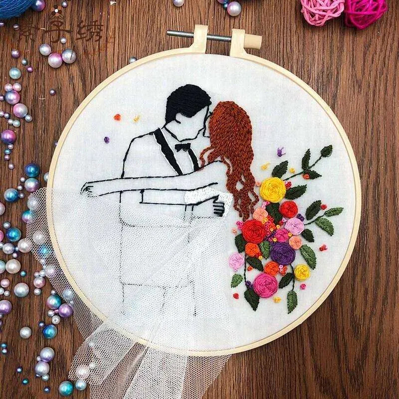 Stereoscopic Embroidery Newly Wed Gifts Wedding Cross Stitch Patterns