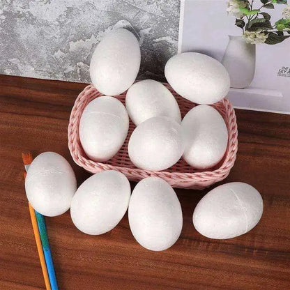 Styrofoam eggs for DIY Easter egg painting Easter party foam egg