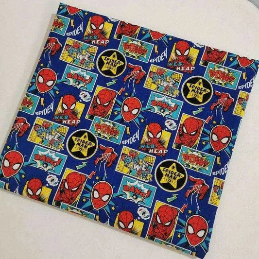 Superhero Pattern Cotton Fabric Patchwork Making DIY Quilting Fabric For Pillowcase Cartoon Fabric For Kids Room Pillows