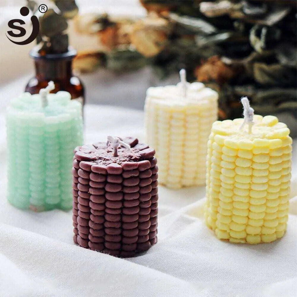 sweetcorn candle mold food candle mould