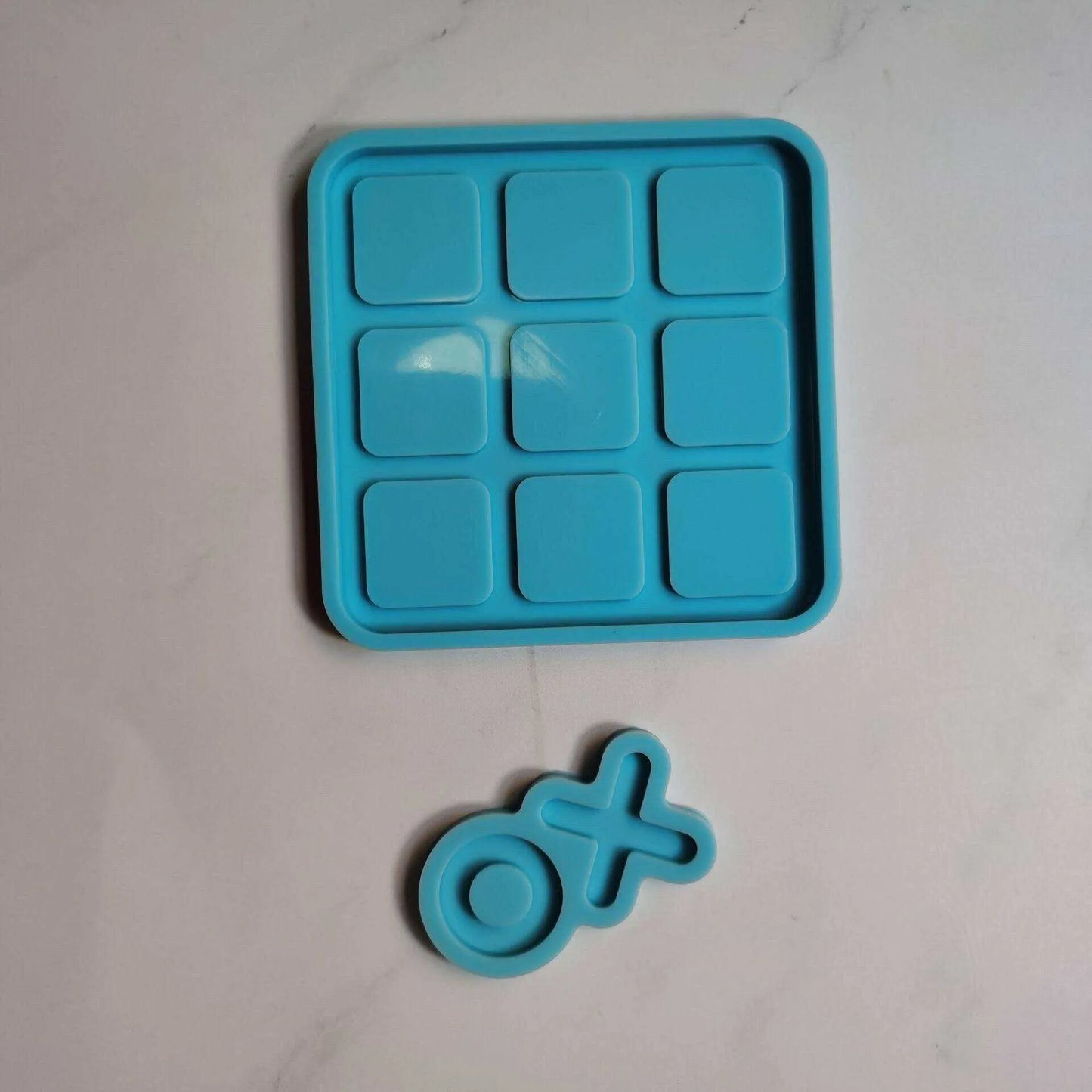 Tic Tac Toe Game Mold Xs And Os Creative Silicone Mold Toy Diy