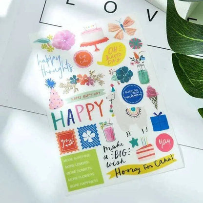 Transfer Paper 4 Pieces Rub On Transfer Stickers For Planner Scrapbook Supplies Motivational & Inspirational Rub on Words Sticker Sheets