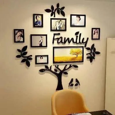 Tree Wall Sticker Photo Frame Wall Decals Family Picture DIY Wall Mural