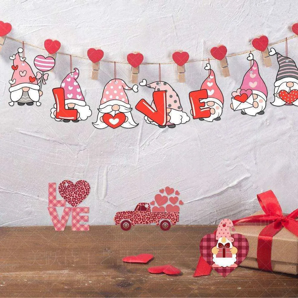 Valentine's Day Paper Ornaments - 20 Pack & 12 Pack , 