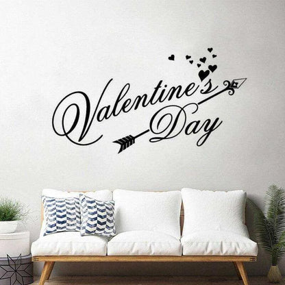 Valentine's Day Wall Decals Valentines Stickers Shop Window Decal Store Front Sticker