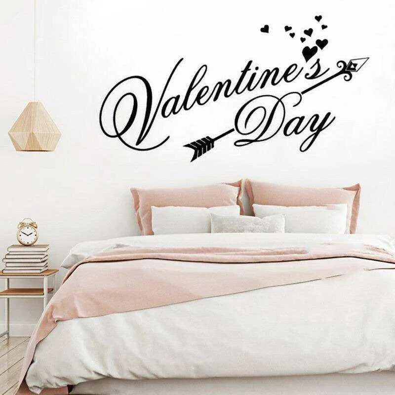 Valentine's Day Wall Decals Valentines Stickers Shop Window Decal Store Front Sticker