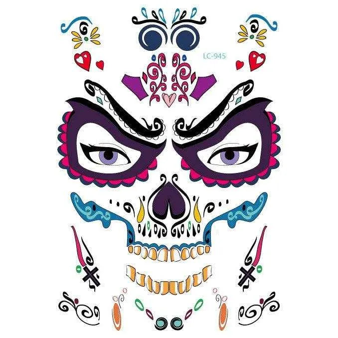 Halloween Face Sticker – Perfect for Halloween Makeup and Costumes