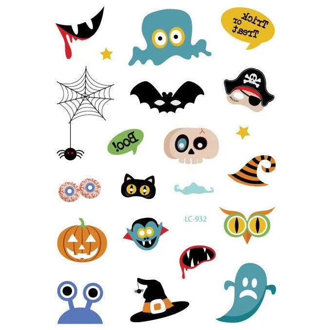 Halloween Face Sticker – Perfect for Halloween Makeup and Costumes